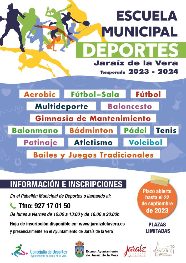 Imagen Escuela de deportes 2023 - 2024