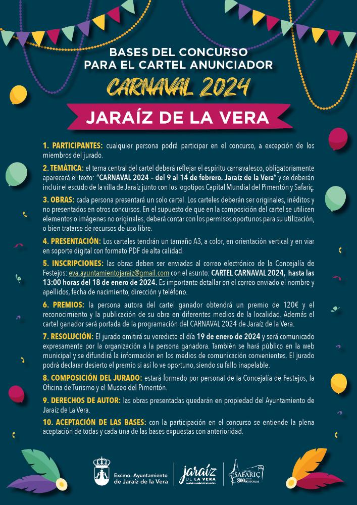 Imagen Concurso del cartel anunciador del Carnaval 2024