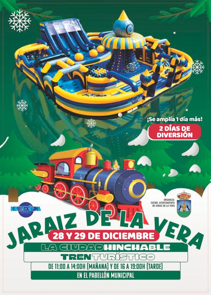 Imagen Ciudad hinchable y tren turístico para los peques