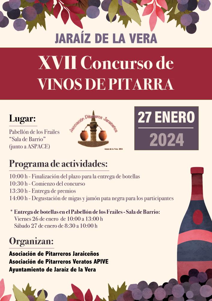 Imagen XVII Concurso de vinos de pitarra