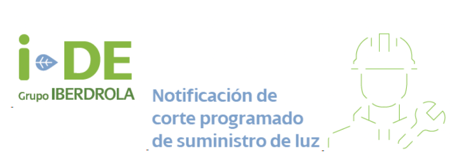 Imagen Aviso de cortes programados de luz
