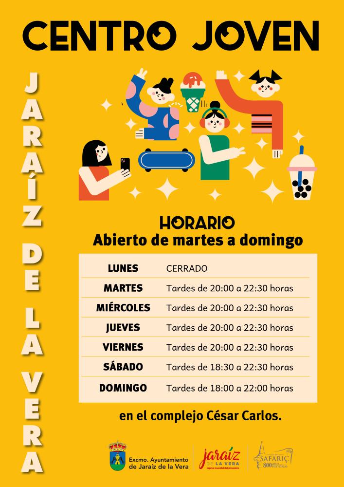 Imagen Horario de verano Centro Joven
