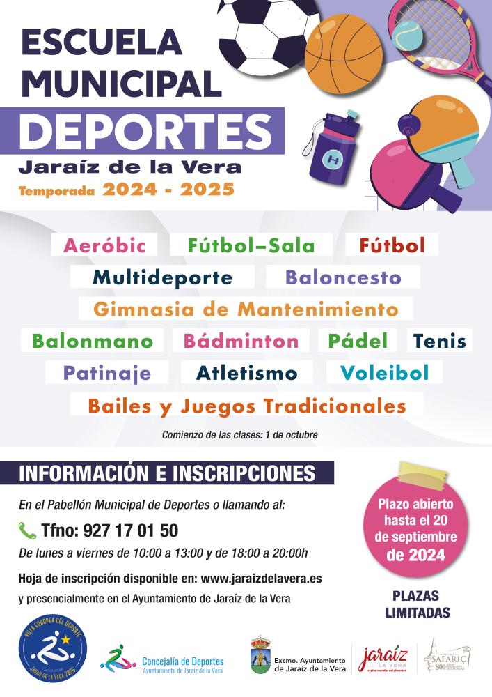 Imagen Escuela de deportes 2024 - 2025