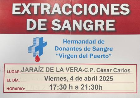 Imagen Donación de sangre en Jaraíz de la Vera
