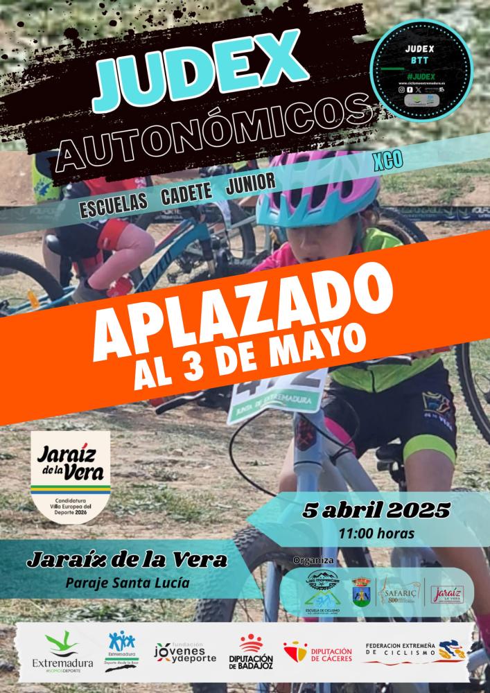 Imagen JUDEX BBT: Aplazado al 3 de mayo por la previsión de lluvias