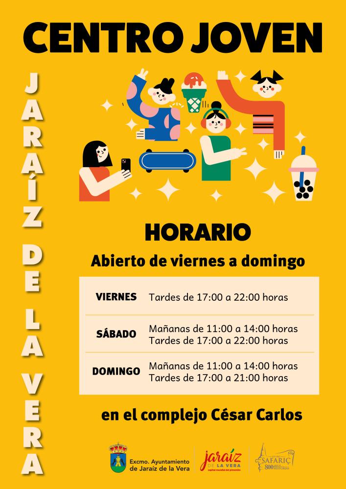 Imagen Horario del Centro Joven