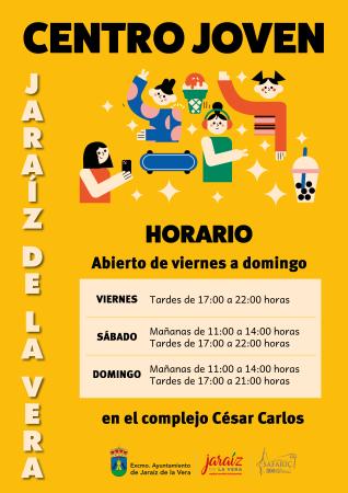 Imagen Horario del Centro Joven