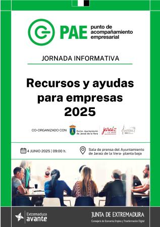 Imagen Jornada Informativa – Recursos y ayudas para empresas