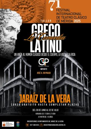 Imagen Taller Greco Latino - Festival de Teatro Clásico de Mérida