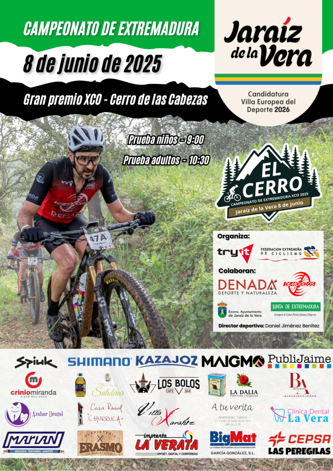Imagen Campeonato de Extremadura - Gran premio XCO El Cerro de las Cabezas