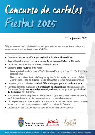 Imagen Concurso del cartel anunciador de las Fiestas del Tabaco y el Pimiento 2025