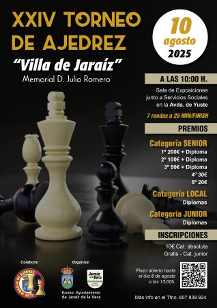 Imagen XXIV Torneo de ajedrez “Villa de Jaraíz”