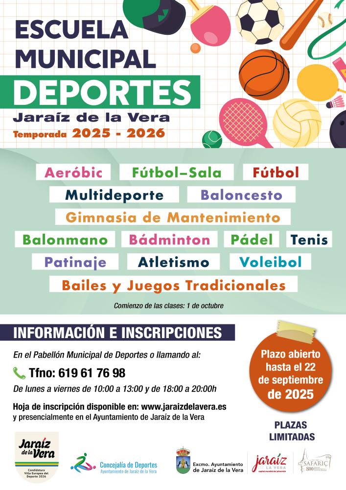 Imagen Escuela de deportes 2025 - 2026