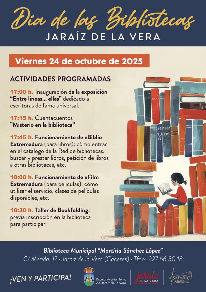 Imagen Actividades con motivo del Día de las Bibliotecas