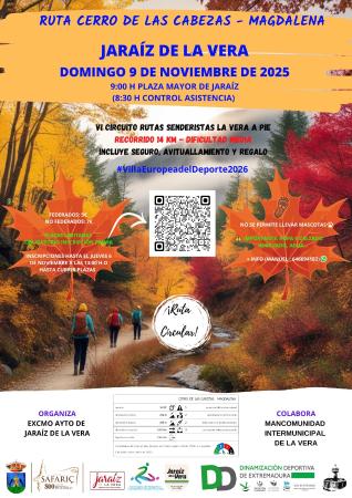 Imagen Ruta senderista Cerro de las Cabezas - Magdalena