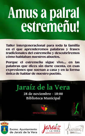 Imagen Taller Amus a palral estremeñu!