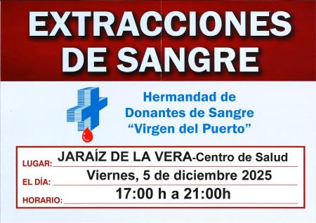 Imagen Donación de sangre en Jaraíz de la Vera