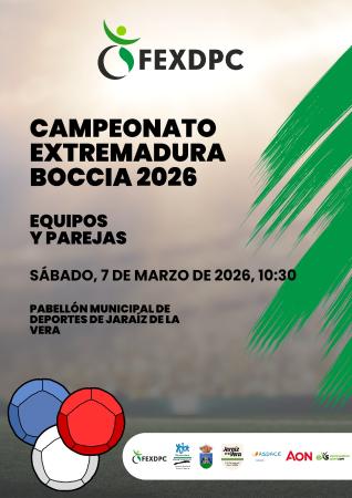 Imagen Campeonato Extremadura de Boccia