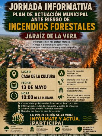 Imagen Jornada Informativa - Plan de Actuación Municipal ante riesgo de incendios forestales