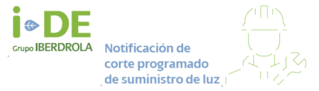 Imagen Aviso de cortes programados en el suministro de luz