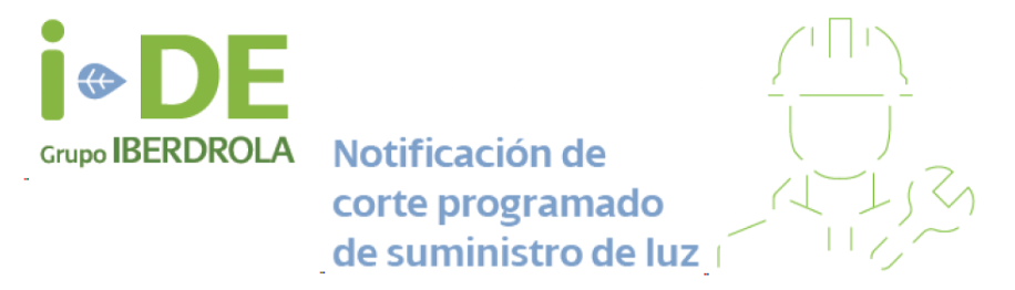 Imagen Aviso de cortes programados en el suministro de luz