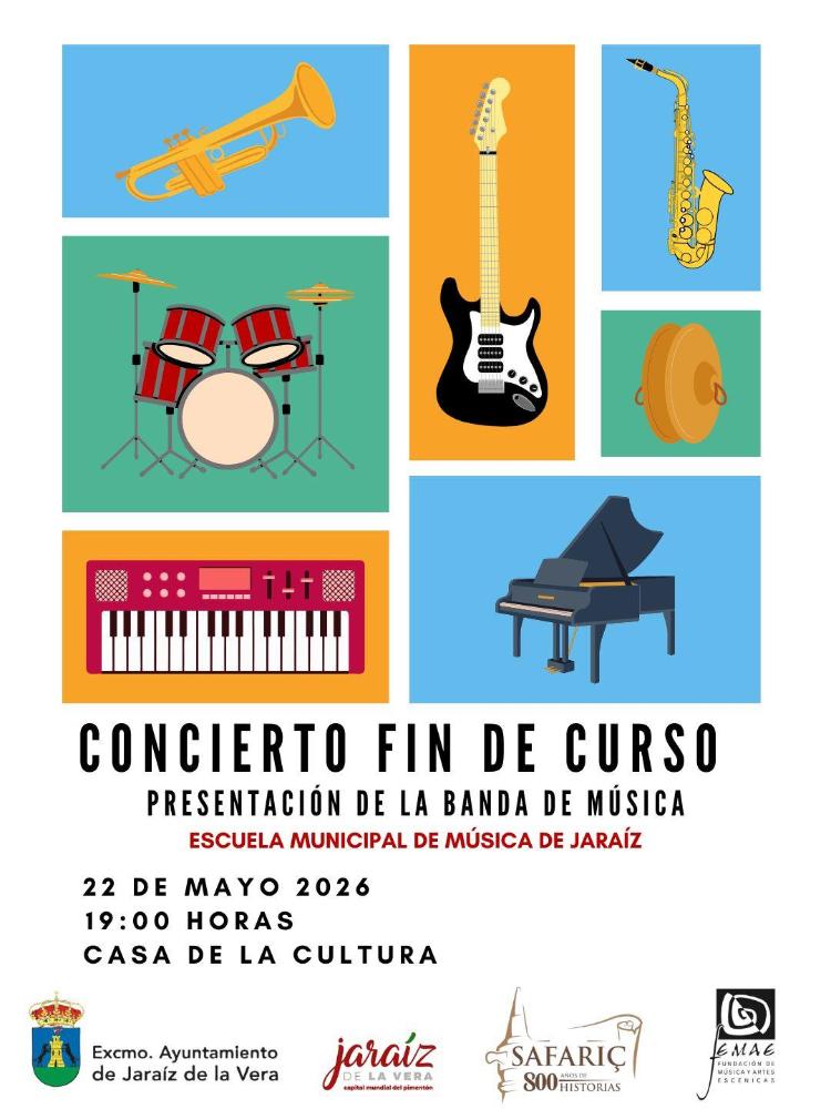 Imagen Concierto fin de curso de la Escuela de Música