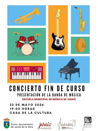 Imagen Concierto fin de curso de la Escuela de Música