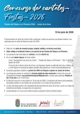 Imagen Concurso de carteles - Fiestas 2026