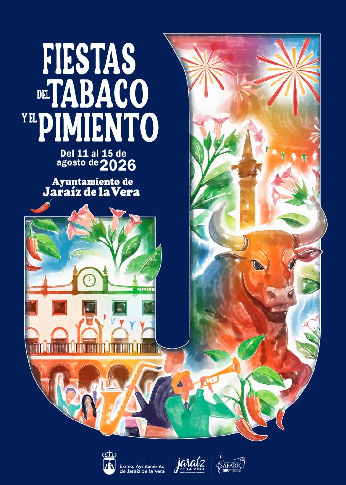 Imagen Cartel ganador del concurso Fiestas del Tabaco y del Pimiento 2026