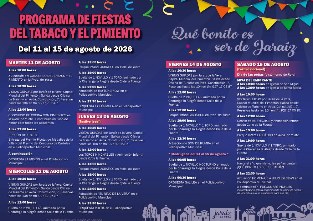 Imagen Fiestas del Tabaco y el Pimiento 2026