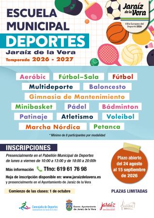 Imagen Nueva temporada de la Escuela Municipal de Deportes