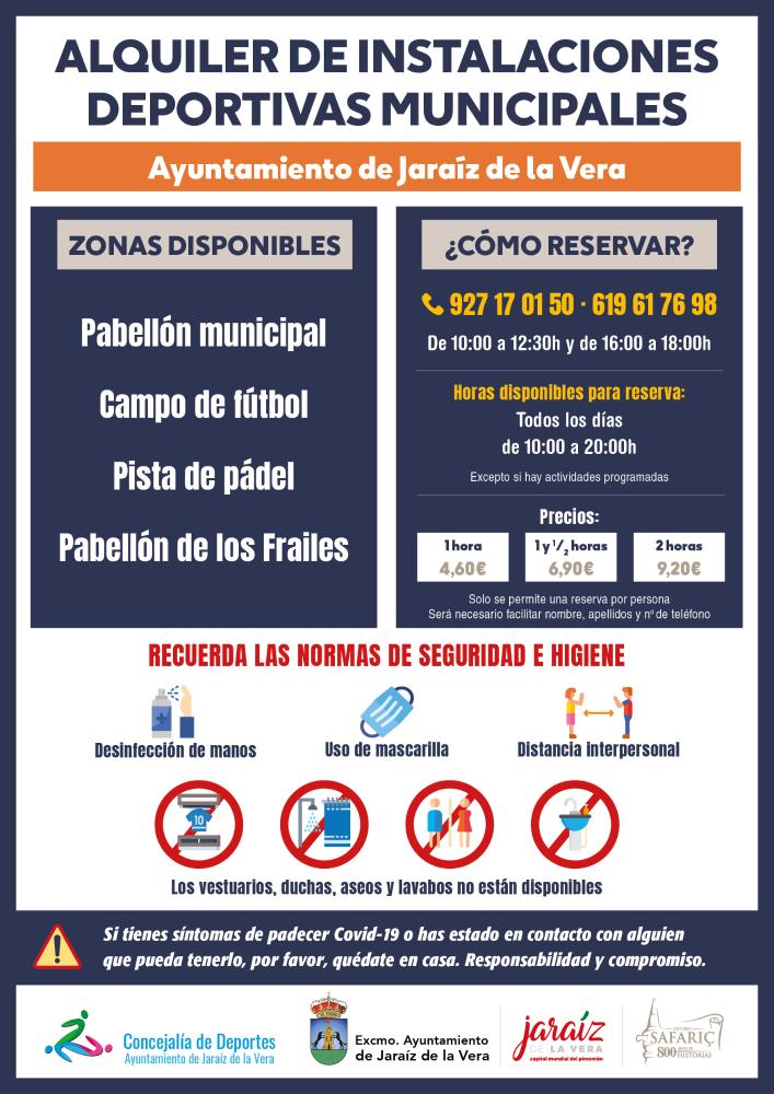 Imagen Alquiler de instalaciones deportivas municipales